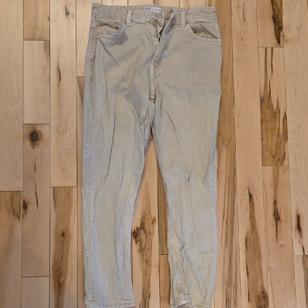 Zara Light Tan Jeans